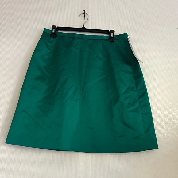 Anne Klein Teal A-Line Skirt - Picture 1 of 6